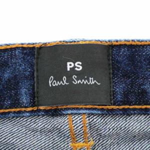 PAUL SMITH PS 22SS マルチカラーセルヴィッチ デニム ジーンズ ジップフライ L 紺 ネイビー 122118 351Z