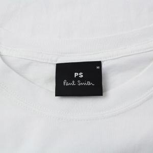 PAUL SMITH PS Tシャツ カットソー 半袖 クルーネック イラストプリント M 白 ホワイト