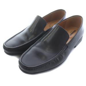 Clarks Claude Plain ビジネスシューズ ローファー スリッポン レザー UK8 ブラック