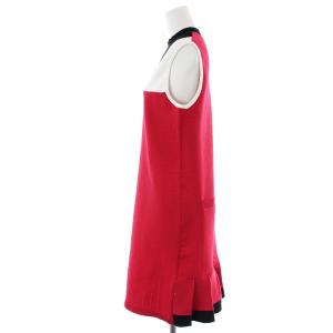 New Balance golf スリーブレスニットワンピース 2 赤 黒 白