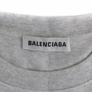 BALENCIAGA 17SS NEW LOGO Tシャツ プリント XS グレー