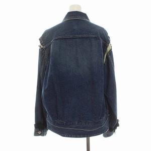 sacai 18SS 再構築 デニムジャケット チャイナボタン 1 青