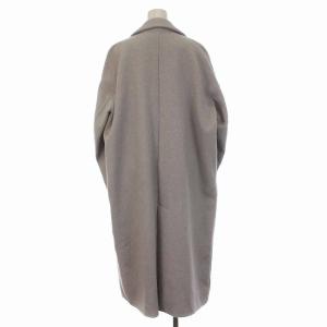 ENFOLD 17AW トップリバーチェスターコート ウール混 36 ライトグレー