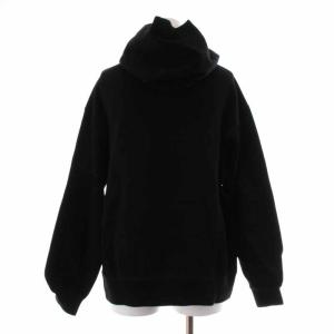 Scye 19AW URBAN RESEARCH別注 綿ジャージーニットプルオーバー パーカー 長袖 36 S 黒 ブラック 1119-23431