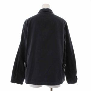 MHL. ステンカラージャケット ジップアップ 2M 紺 ネイビー