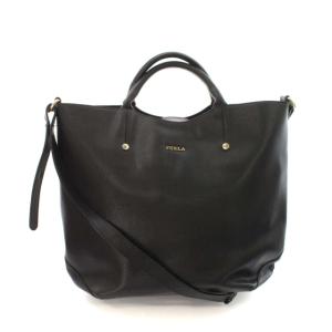 アリッサ ハンドバッグ ショルダー 2way レザー ブラック