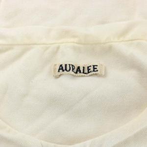 AURALEE HIGH GAUGE PIQUE DOUBLE CLOTH HENLEY NECK 17SS Tシャツ カットソー 半袖 3