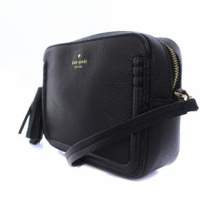 kate spade new york orchsrd Street arla ショルダーバッグ タッセル レザー ブラック