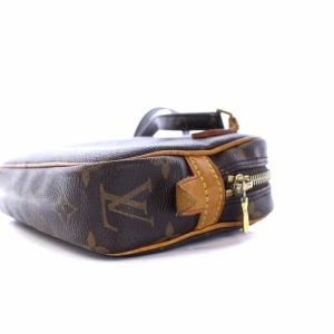 LOUIS VUITTON M51828 ポシェットマルリーバンドリエール モノグラム ショルダーバッグ 茶