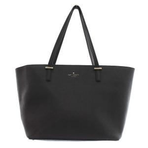 トートバッグ レザー サフィアーノレザー 黒 ブラック