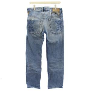 DIESEL デニムパンツ onijo ヴィンテージ加工 ダメージ加工 31 水色 ライトブルー