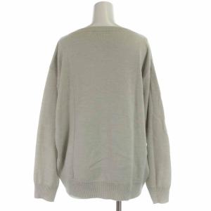 GALERIE VIE 20AW プルミエールウール ボートネックプルオーバー ニット セーター 長袖 S グレー