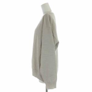 GALERIE VIE 20AW プルミエールウール ボートネックプルオーバー ニット セーター 長袖 S グレー