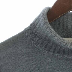 Cruciani ニット カットソー タートルネック ウール 長袖 52 グレー