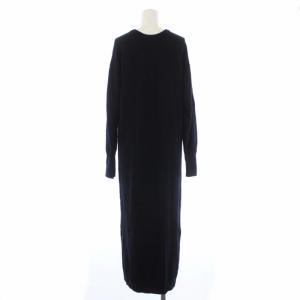 Plage 18AW ワンピース ロング 長袖 ニット ウール ブラック
