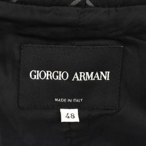 GIORGIO ARMANI ジャケット テーラードジャケット ストライプ 48 ブラック