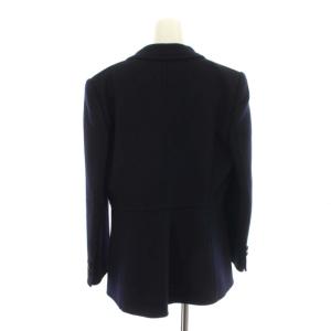 GIORGIO ARMANI テーラードジャケット シングル 1B ウール  ノーベント 48 紺 ネイビー