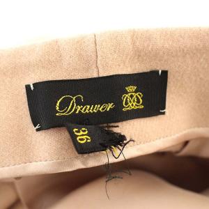 Drawer 20AW パンツ メルトンケヌキ テーパードパンツ ウール 36 ピンク