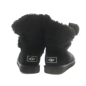UGG australia ベイリーボタンブリング ショートブーツ ムートンブーツ 23.0cm ブラック