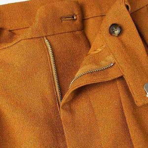 STUNNING LURE 20SS タックパンツ テーパード スラックス 0 XS 茶 ブラウン