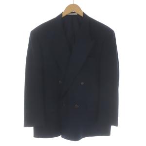 GIVENCHY テーラードジャケット ダブル ウール ネイビー