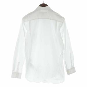 COMME des GARCONS SHIRT カジュアルシャツ コットン ポケット 長袖 XS 白 ホワイト