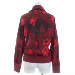 adidas Originals セットアップ トラックジャケット スカート 花柄 レッド