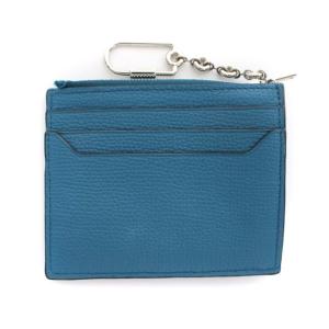 LOEWE カードホルダー アナグラム スクエア チェーン ラグーンブルー