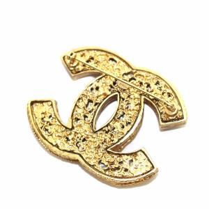 CHANEL A11 A ココマーク ブローチ パール カラーストーン ビジュー メタル ゴールドカラー