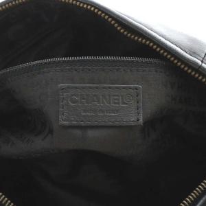 CHANEL ココマーク ハンドバッグ レザー チェーン 7番台 黒