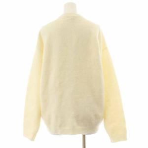 Drawer 21年製 7G天竺編みクルーネックニット アルパカ混 2 ホワイト