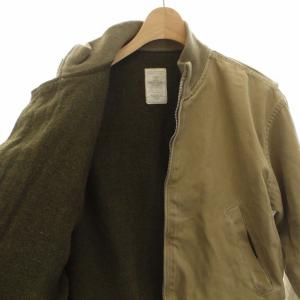ALPHA INDUSTRIES インダストリーズ INDUSTRIES タンカースジャケット デッキジャケット ブルゾン アウター 38R M ベージュ 55-J-096