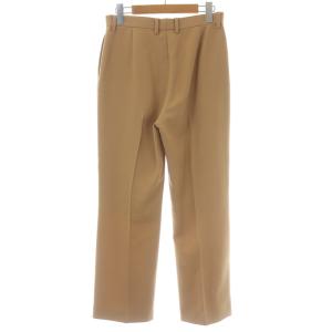 AURALEE 19AW WOOL SERGE SLACKS スラックス パンツ センタープレス 1 S 茶色 ブラウン ベージュ A9AP06WS