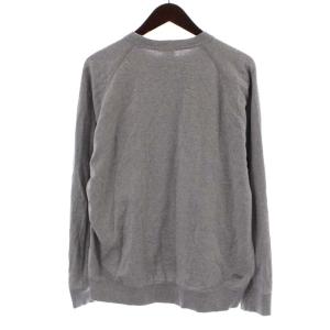 LOOPWHEELER スウェット トレーナー 長袖 ロゴ コットン S グレー