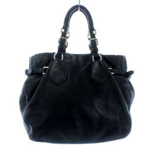 PRADA ハンドバッグ トートバッグ レザー ブラック