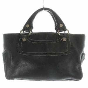 CELINE ブギーバッグ ハンドバッグ レザー 黒 ブラック