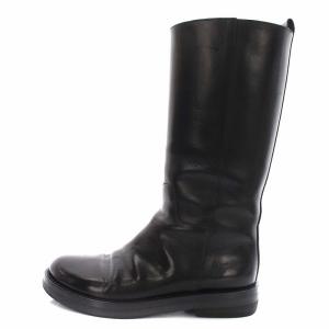 アンドゥムルメステール ANN DEMEULEMEESTER ロングブーツ ラウンド