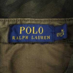 POLO RALPH LAUREN 中綿ジャケット ミリタリージャケット 総柄 175/96A M カーキ