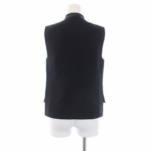 alexanderwang ベスト ジレ レザー切替 2 M 黒 ブラック