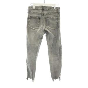 upper hights THE STELLA デニムパンツ ジーンズ ジーパン カットオフ ジッパーフライ 23 S グレー 139219
