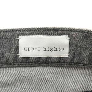 upper hights THE STELLA デニムパンツ ジーンズ ジーパン カットオフ ジッパーフライ 23 S グレー 139219