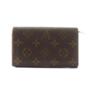 LOUIS VUITTON ポルトモネ ビエモノグラム トレゾール 財布 二つ折り 小銭入れ 茶 ブラウン M61730