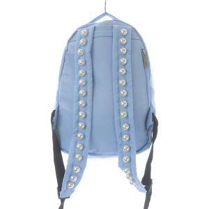 Chesty リュックサック デイパック ビジュー パール フラワーモチーフ ナイロン ライトブルー