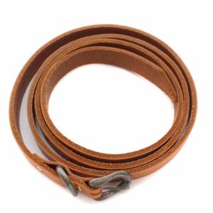 Hender Scheme テールベルト tail belt ハトメ レザー 9穴 キャメル