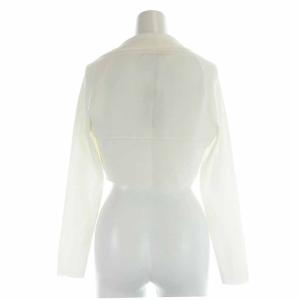 EPOCA 21SS ニットカーディガン ボレロ 長袖 40 ホワイト