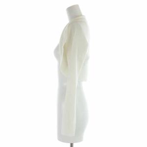 EPOCA 21SS ニットカーディガン ボレロ 長袖 40 ホワイト