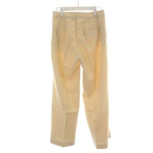 Deuxieme Classe 17AW パンツ スラックス ウール ジッパーフライ 38 M アイボリー