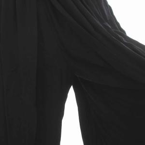 Ground Y 袴パンツ イージーパンツ ガウチョ ワイド 3 L 黒 ブラック GD-P11-203
