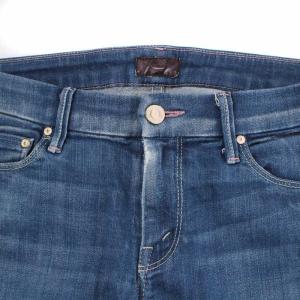 MOTHER THE LOOKER CROP ストレッチスキニークロップドパンツ デニムパンツ ジーンズ USED加工 ジップフライ 27