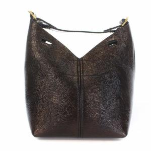 ANYA HINDMARCH BUILD A BAG ハンドバッグ ショルダーバッグ 2way レザー ブラック ブラウン
